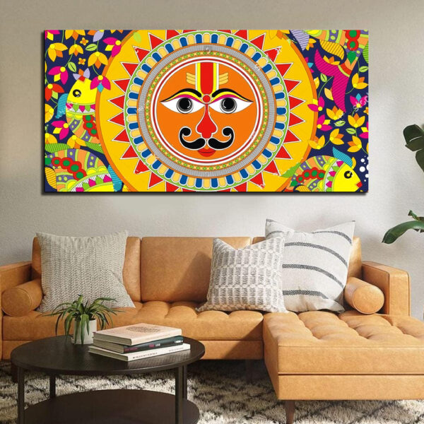 Madhubani Art: Indian Ethnic Tradition - Canvas Wall Painting