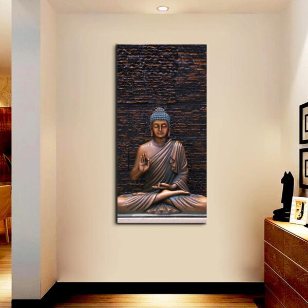 Meditating Buddha Canvas Wall Painting