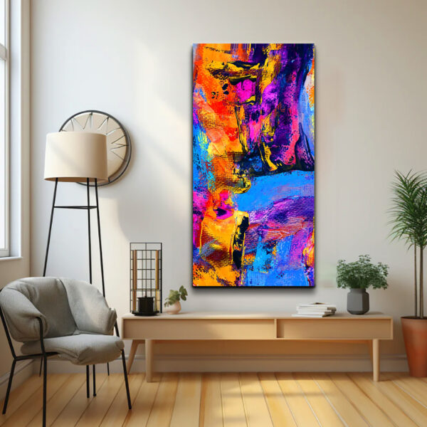 Abstract Colorful Modern Texture Canvas Wall Painting