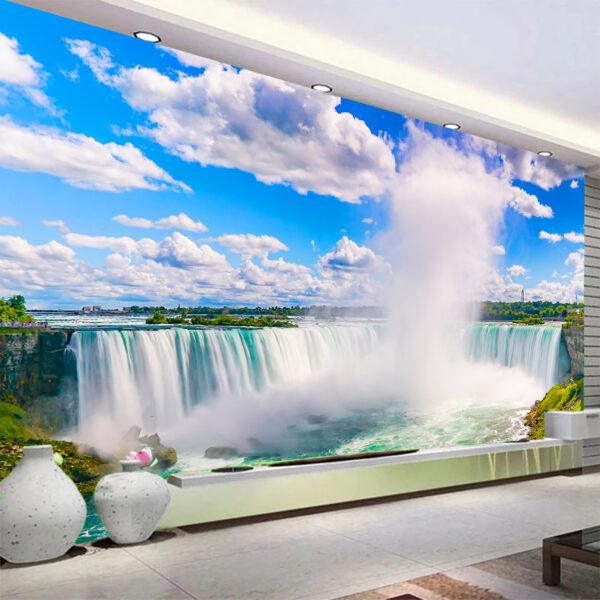 Waterfall Landscape Scenery Nature Non-Woven Wallpaper