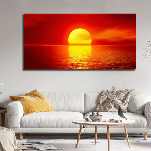 Beautiful Sunset Landscape Canvas Wall Painting