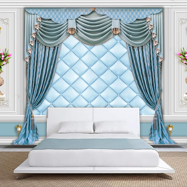 Modern 3d Classic Interior Wall Moldings Parquet Non-Woven Wallpaper