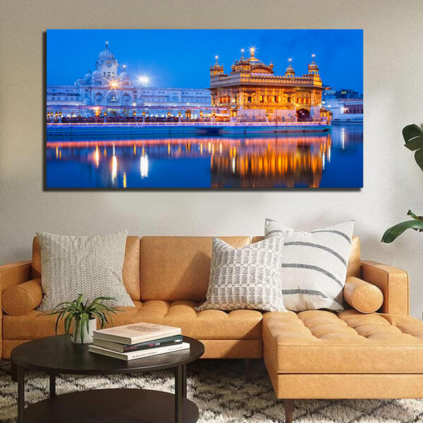 Golden Temple Canvas Wall Painting