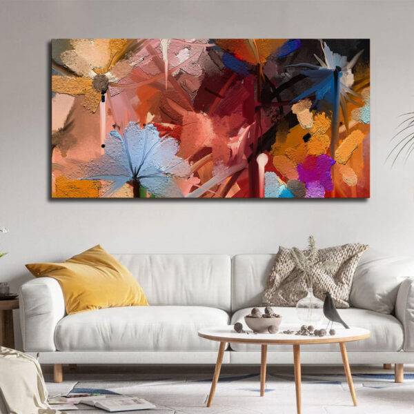 Abstract Floral Canvas
